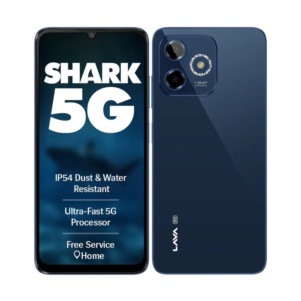 Lava Shark 5G स्मार्टफोन - भारत में बना 5G फोन जुलाई 2025