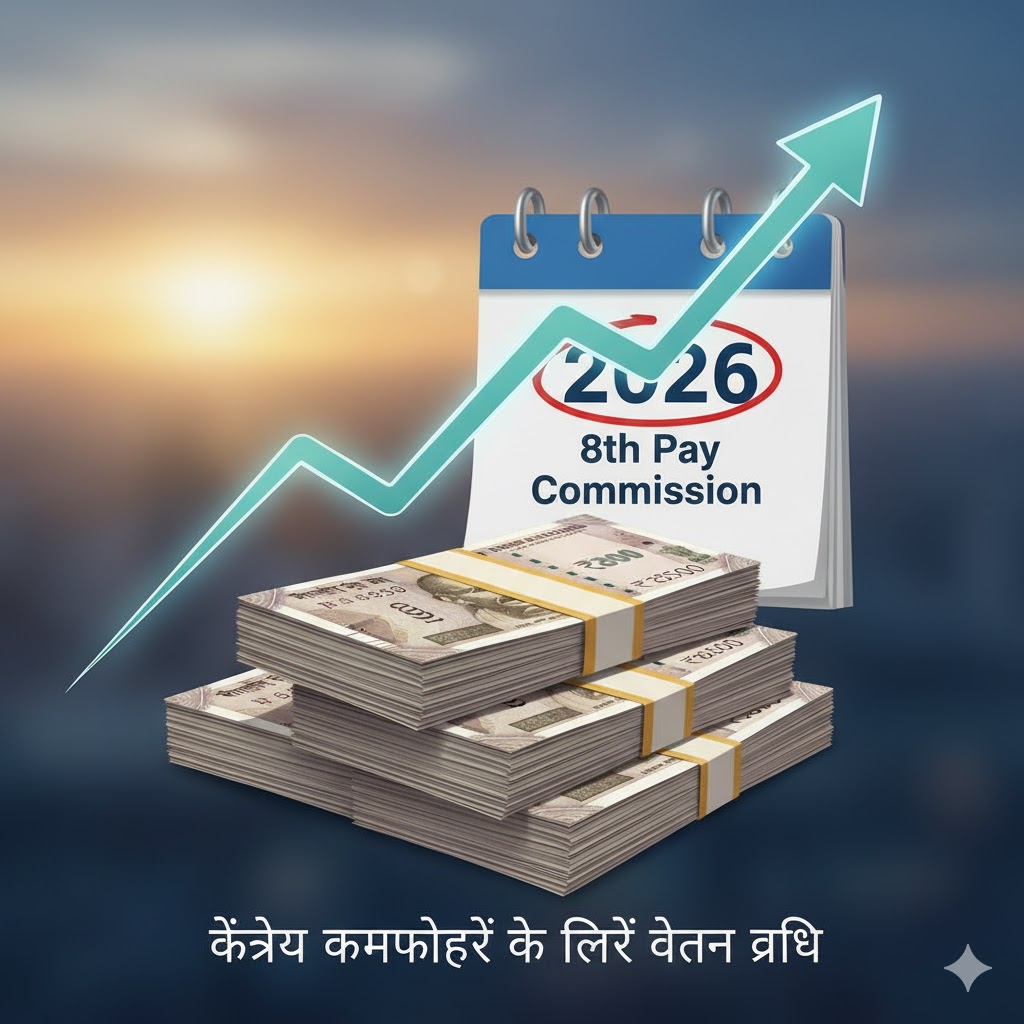 8वां वेतन आयोग: केंद्रीय कर्मचारियों के लिए सबसे बड़ी खुशखबरी! 2026 से कितना बढ़ेगा वेतन? कैबिनेट ने ‘टर्म्स ऑफ रेफरेंस’ को दी मंजूरी