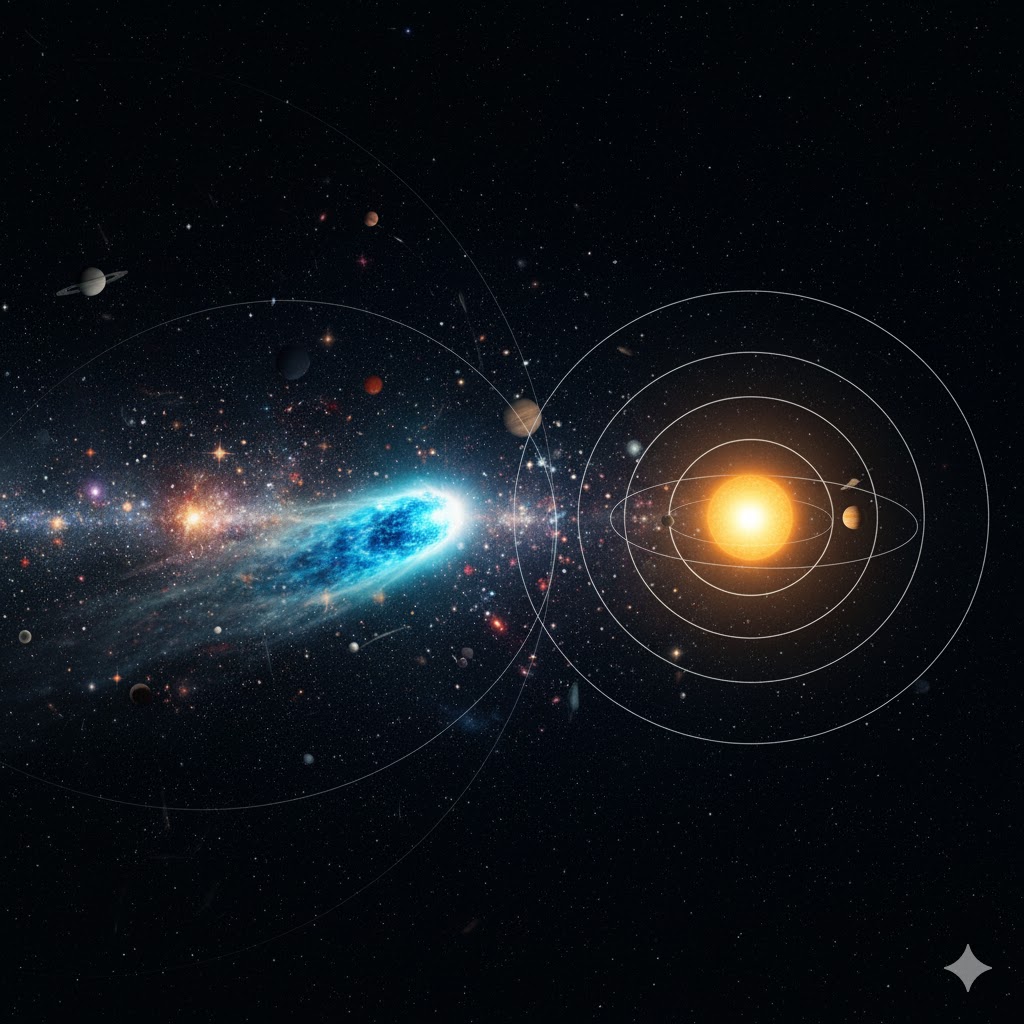 3I/ATLAS इंटरस्टेलर ऑब्जेक्ट की रासायनिक संरचना को मापने के लिए जेम्स वेब टेलीस्कोप का उपयोग करते हुए वैज्ञानिक।