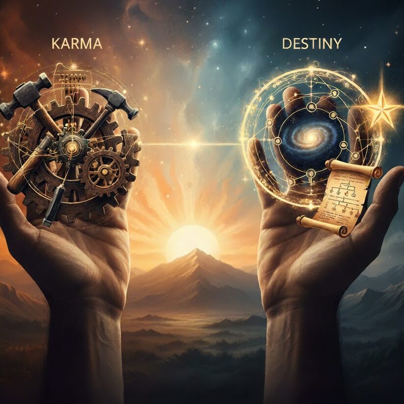 कर्म और भाग्य का रहस्य (Karma vs Fate)